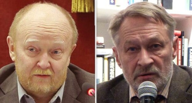 Alexei Malashenko, Dmitry Oreshkin. Photo: press service of the Council for Foreign and Defense Policies http://svop.ru/photo/2107/; Ivan Abaturov https://ru.wikipedia.org/wiki/Орешкин,_Дмитрий_Борисович. Collage by the "Caucasian Knot" Alexei Malashenko, Dmitry Oreshkin. Photo: press service of the Council for Foreign and Defense Policies http://svop.ru/photo/2107/; Ivan Abaturov https://ru.wikipedia.org/wiki/Орешкин,_Дмитрий_Борисович. Collage by the "Caucasian Knot"