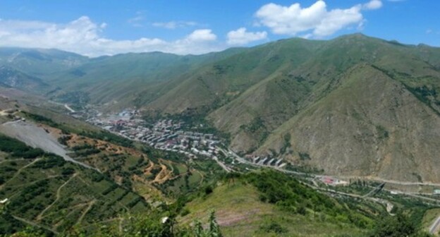 The road from Goris to Kapan. Screenshot of the video: www.tv9.am The road from Goris to Kapan. Screenshot of the video: www.tv9.am