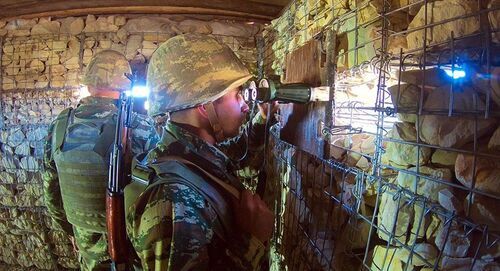 The Azerbaijani army. Photo by the press service of the Ministry of Defence of Azerbaijan The Azerbaijani army. Photo by the press service of the Ministry of Defence of Azerbaijan