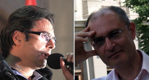 Andrias Gukasyan, Michael Hayrapetyan. Photo by Calipse https://ru.wikipedia.org/wiki/Гукасян,_Андриас_Маратович#/media/Файл:AndreasGhukasian1.jpg;personal page on FB/ Collage by the "Caucasian Knot" Andrias Gukasyan, Michael Hayrapetyan. Photo by Calipse https://ru.wikipedia.org/wiki/Гукасян,_Андриас_Маратович#/media/Файл:AndreasGhukasian1.jpg;personal page on FB/ Collage by the "Caucasian Knot"