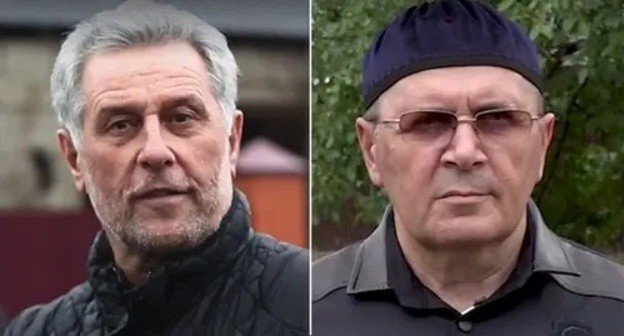 Ruslan Kutaev, Oyub Titiev. Screenshot of video posted by Kavkaz.realii: http://www.kakvkazr.com/a/28929120.html; http://www.youtube.com/watch?v=tPsp9NKGUuA&t=4s. Collage made by the Caucasian Knot Ruslan Kutaev, Oyub Titiev. Screenshot of video posted by Kavkaz.realii: http://www.kakvkazr.com/a/28929120.html; http://www.youtube.com/watch?v=tPsp9NKGUuA&t=4s. Collage made by the Caucasian Knot