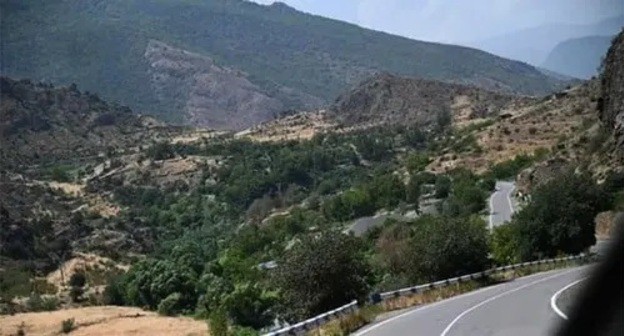 Goris-Kapan highway. Photo: Facebook / Human Rights Defender of Armenia Goris-Kapan highway. Photo: Facebook / Human Rights Defender of Armenia