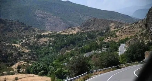 Goris-Kapan highway. Photo: Facebook / Human Rights Defender of Armenia Goris-Kapan highway. Photo: Facebook / Human Rights Defender of Armenia