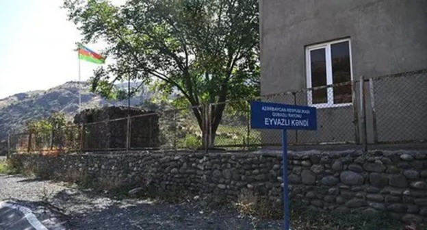 Azerbaijan's border post on the Goris-Kapan highway. Photo: ombudsman.am Azerbaijan's border post on the Goris-Kapan highway. Photo: ombudsman.am