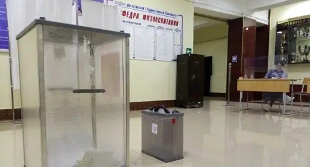 A polling station in Dagestan. Photo by Rasul Magomedov for the Caucasian Knot A polling station in Dagestan. Photo by Rasul Magomedov for the Caucasian Knot