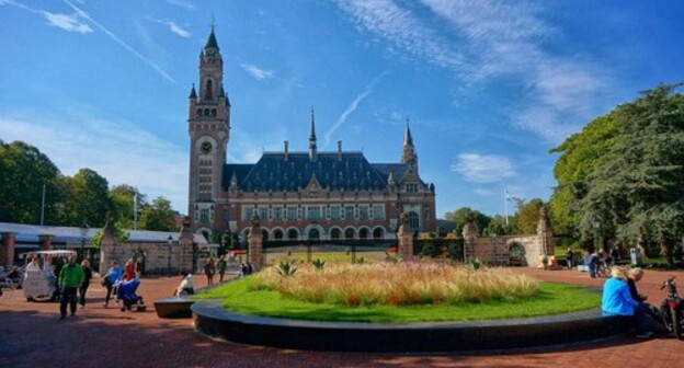 The International Court of Justice, which has its seat in the Hague. Photo: International Court of Justice; https://ru.wikipedia.org/wiki/Международный_суд_ООН#/media/Файл:International_Court_of_Justice.jpg The International Court of Justice, which has its seat in the Hague. Photo: International Court of Justice; https://ru.wikipedia.org/wiki/Международный_суд_ООН#/media/Файл:International_Court_of_Justice.jpg