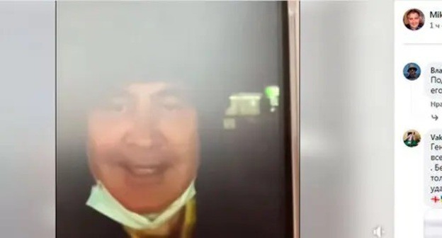 Mikhail Saakashvili. Screenshot of Mikhail Saakashvili's Facebook post: http://www.facebook.com/SaakashviliMikheil Mikhail Saakashvili. Screenshot of Mikhail Saakashvili's Facebook post: http://www.facebook.com/SaakashviliMikheil