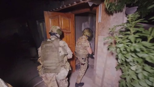 FSB officers. Photo by the press service of the Russian National Antiterrorist Committee (NAC) http://nac.gov.ru/hronika-sobytiy/v-krymu-presechena-deyatelnost-terroristicheskoy-yacheyki.html#&gid=1&pid=6 FSB officers. Photo by the press service of the Russian National Antiterrorist Committee (NAC) http://nac.gov.ru/hronika-sobytiy/v-krymu-presechena-deyatelnost-terroristicheskoy-yacheyki.html#&gid=1&pid=6