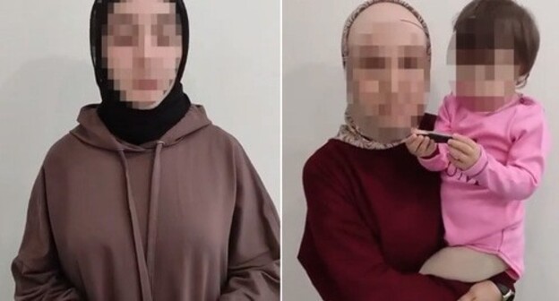 Fatima Saigitova and Aishat Saigidguseinova. Screenshot of the post on Katerina Neroznikova's Facebook https://www.facebook.com/nerkaterina Fatima Saigitova and Aishat Saigidguseinova. Screenshot of the post on Katerina Neroznikova's Facebook https://www.facebook.com/nerkaterina