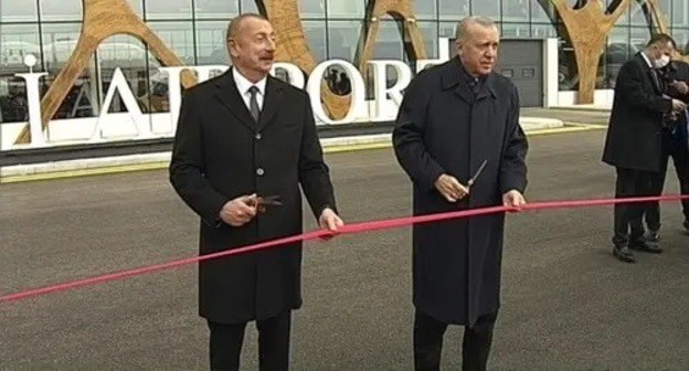 Ilham Aliyev and Tayyip Erdogan. Screenshot: https://www.youtube.com/watch?v=cpdO5FAl_m0&t=1s Ilham Aliyev and Tayyip Erdogan. Screenshot: https://www.youtube.com/watch?v=cpdO5FAl_m0&t=1s
