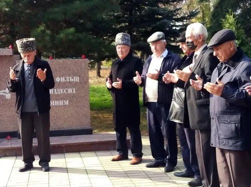 A rally in memory of the victims of political repressions, Nalchik, October 30, 2021. Photo by Lyudmila Maratova for the Caucasian Knot A rally in memory of the victims of political repressions, Nalchik, October 30, 2021. Photo by Lyudmila Maratova for the Caucasian Knot