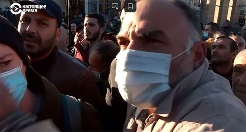Relatives of soldiers missing in action at a protest action. Yerevan, November 2020. Screenshot of the video https://www.currenttime.tv/a/pokhorony-v-yerevane/30967239.html Relatives of soldiers missing in action at a protest action. Yerevan, November 2020. Screenshot of the video https://www.currenttime.tv/a/pokhorony-v-yerevane/30967239.html