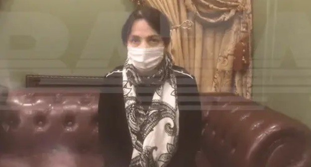 Mother of Gasan Galibekov. Screenshot of an appeal posted in Baza Telegram Channel, https://t.me/bazabazon/8695 Mother of Gasan Galibekov. Screenshot of an appeal posted in Baza Telegram Channel, https://t.me/bazabazon/8695