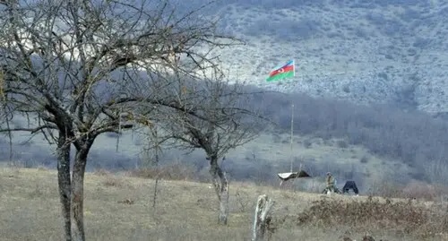 An Azerbaijani soldier in combat positions near the village of Tagavard in Nagorno-Karabakh, January 18, 2021. Photo: REUTER / Artem Mikryukov An Azerbaijani soldier in combat positions near the village of Tagavard in Nagorno-Karabakh, January 18, 2021. Photo: REUTER / Artem Mikryukov