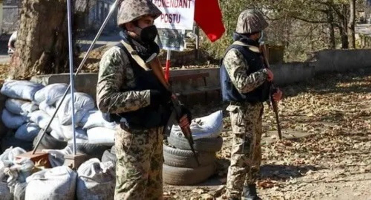 Azerbaijani servicemen, December 2020. Photo by Aziz Karimov for the Caucasian Knot Azerbaijani servicemen, December 2020. Photo by Aziz Karimov for the Caucasian Knot