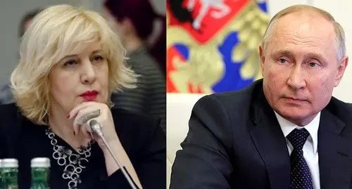 Dunja Mijatovic and Vladimir Putin. Collage made by the Caucasian Knot. Photo: https://ombudsmanrf.org/ http://kremlin.ru/ Dunja Mijatovic and Vladimir Putin. Collage made by the Caucasian Knot. Photo: https://ombudsmanrf.org/ http://kremlin.ru/