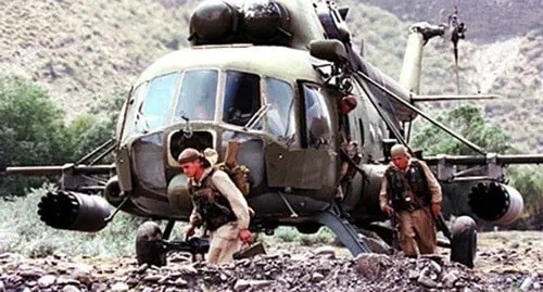 GRU special agents in the Botlikh District of Dagestan, August 25, 1999. Photo: http://www.aeronautics.ru/chechnya/cgallery.htm GRU special agents in the Botlikh District of Dagestan, August 25, 1999. Photo: http://www.aeronautics.ru/chechnya/cgallery.htm
