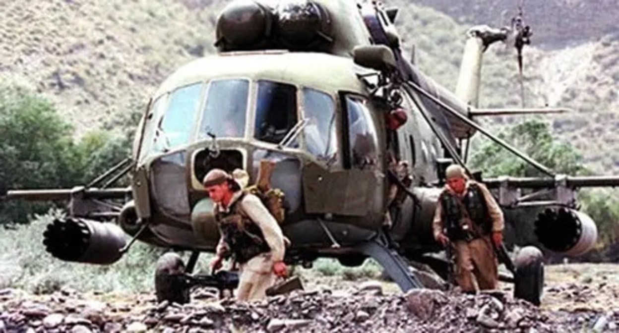 GRU special agents in the Botlikh District of Dagestan, August 25, 1999. Photo: http://www.aeronautics.ru/chechnya/cgallery.htm GRU special agents in the Botlikh District of Dagestan, August 25, 1999. Photo: http://www.aeronautics.ru/chechnya/cgallery.htm