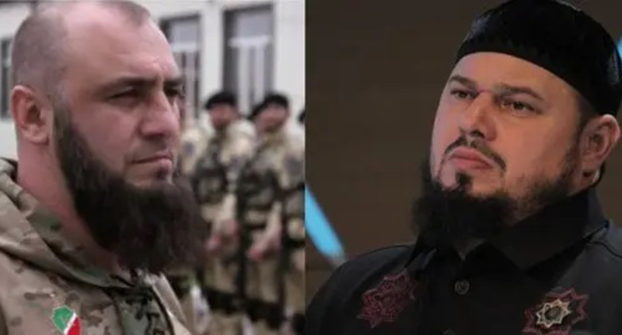 Ayub Kataev (left) and Abuzaid Vismuradov. Collage made by the Caucasian Knot. Photo: Grozny-Inform press service; https://www.grozny-inform.ru/news/society/125305/; screenshot: https://twitter.com/tvjihad/status/1193621812325814273 Ayub Kataev (left) and Abuzaid Vismuradov. Collage made by the Caucasian Knot. Photo: Grozny-Inform press service; https://www.grozny-inform.ru/news/society/125305/; screenshot: https://twitter.com/tvjihad/status/1193621812325814273