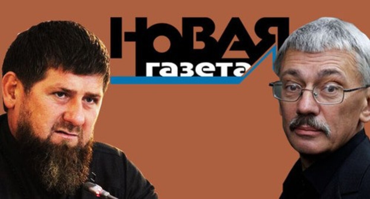 Ramzan Kadyrov (on the left) and Oleg Orlov. Collage by the "Caucasian Knot". Photo: Grozny Inform https://www.grozny-inform.ru; press service of the HRC “Memorial”; Захаров2282 https://ru.wikipedia.org/ Ramzan Kadyrov (on the left) and Oleg Orlov. Collage by the "Caucasian Knot". Photo: Grozny Inform https://www.grozny-inform.ru; press service of the HRC “Memorial”; Захаров2282 https://ru.wikipedia.org/