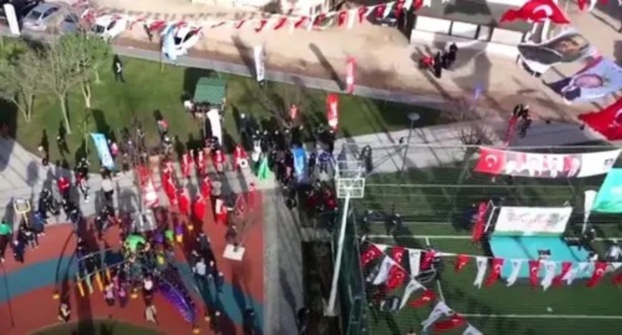 The opening of Dudaev Park in the city of Korfez (Turkey). Screenshot: www.youtube.com/watch?v=z0x16Snj2a0 The opening of Dudaev Park in the city of Korfez (Turkey). Screenshot: www.youtube.com/watch?v=z0x16Snj2a0