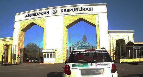 The border between Azerbaijan and Dagestan. Screenshot of the video https://www.youtube.com/watch?v=iWxcpv2bKhU The border between Azerbaijan and Dagestan. Screenshot of the video https://www.youtube.com/watch?v=iWxcpv2bKhU