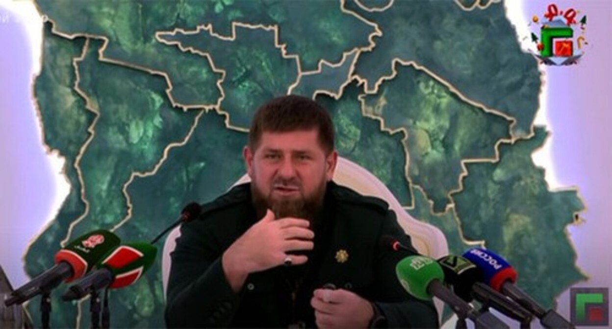 Ramzan Kadyrov. Screenshot of the video https://www.youtube.com/watch?v=fKDFXscmVcw Ramzan Kadyrov. Screenshot of the video https://www.youtube.com/watch?v=fKDFXscmVcw