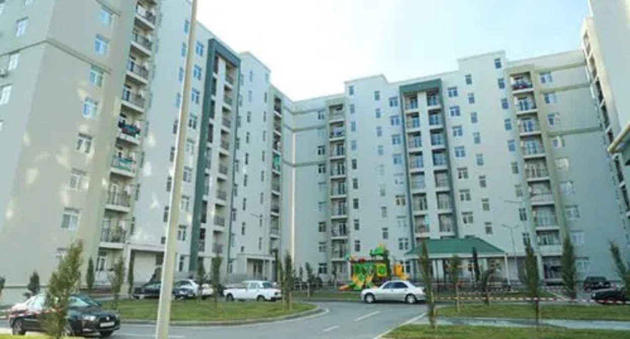 A house in Ganja with apartments for families of victims and disabled people of the 2020 Karabakh war. Photo: press service of the Ministry of Labour and Social Protection, https://www.sosial.gov.az/post_515056 A house in Ganja with apartments for families of victims and disabled people of the 2020 Karabakh war. Photo: press service of the Ministry of Labour and Social Protection, https://www.sosial.gov.az/post_515056