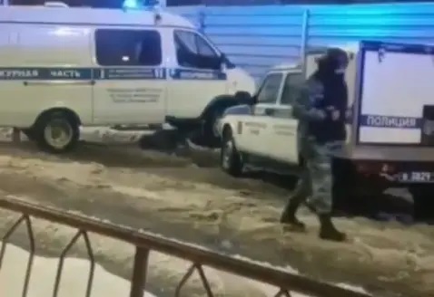 Police in Volgograd. Screenshot: https://www.instagram.com/p/CYUZie2h8QE/ Police in Volgograd. Screenshot: https://www.instagram.com/p/CYUZie2h8QE/