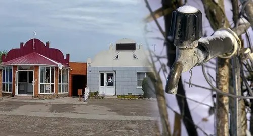 Village of Dubovy Ovrag. Photo: Butenko Alexander https://www.flickr.com/photos/154528557@N08/37174925156, Nina Tumanova. Collage made by the Caucasia Knot Village of Dubovy Ovrag. Photo: Butenko Alexander https://www.flickr.com/photos/154528557@N08/37174925156, Nina Tumanova. Collage made by the Caucasia Knot