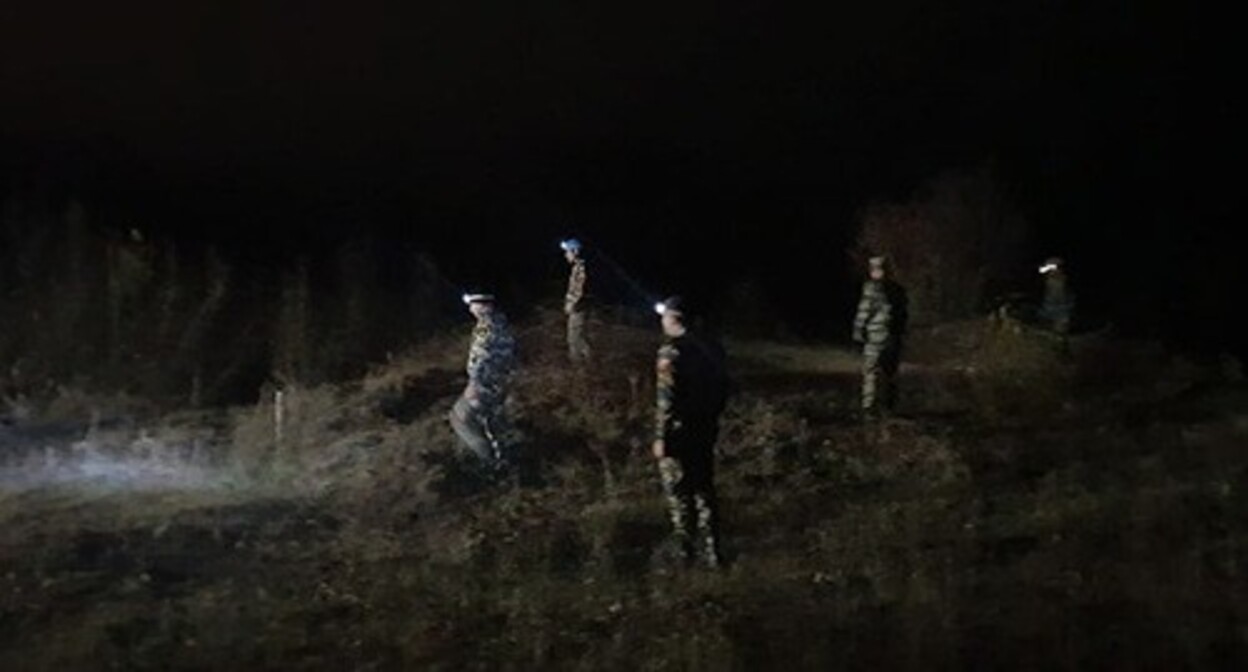 Karabakh rescuers in the course of search for casualties' bodies. Screenshot of the page on Facebook https://www.facebook.com/photo?fbid=266078712204971&set=a.204085831737593 Karabakh rescuers in the course of search for casualties' bodies. Screenshot of the page on Facebook https://www.facebook.com/photo?fbid=266078712204971&set=a.204085831737593