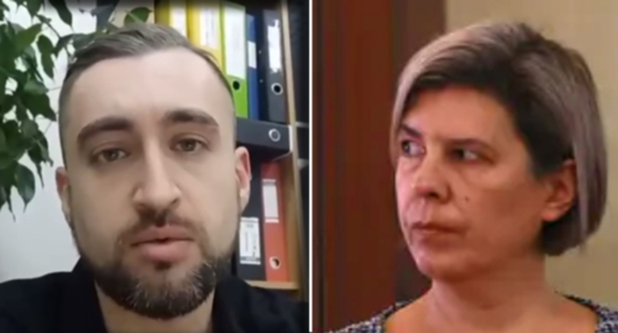 Sergei Babinets, Natalia Dobronravova. Screenshot: https://t.me/against_torture, Arden Arkman / «Novaya Gazeta». Collage made by the Caucasian Knot Sergei Babinets, Natalia Dobronravova. Screenshot: https://t.me/against_torture, Arden Arkman / «Novaya Gazeta». Collage made by the Caucasian Knot