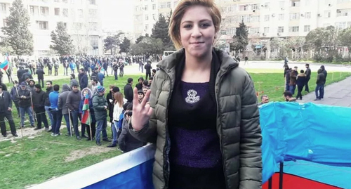 Fatima Movlanly. Photo: https://www.meydan.tv/az/article/missing-opposition-activist-returns-home-update/?ref=article-related-artciles Fatima Movlanly. Photo: https://www.meydan.tv/az/article/missing-opposition-activist-returns-home-update/?ref=article-related-artciles
