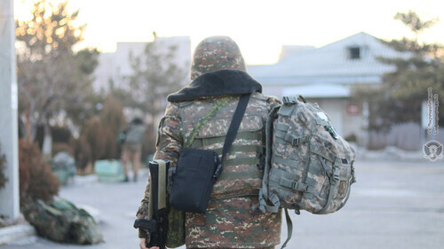 An Armenian soldier. Photo by the press service of the Ministry of Defence of Armenia https://mil.am/hy/news/10408 An Armenian soldier. Photo by the press service of the Ministry of Defence of Armenia https://mil.am/hy/news/10408
