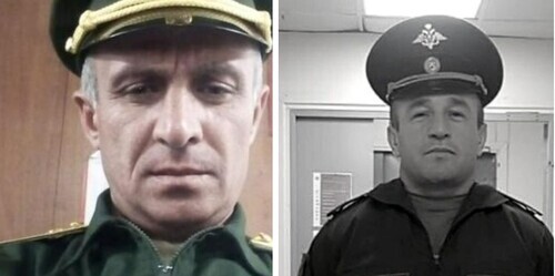 Gadjimurad Farzaliev and Malik Gadjiev. A collage of the screenshots from the websites of the Khiva District and the Derbent District of Dagestan, https://www.derbrayon.ru/news/novosti/mavsum-ragimov-vyrazil-soboleznovaniya-roditelyam-malika-gadzhieva, https://мо-хивский.рф/raion-mainmenu/novosti-mainmenu/2018-glava-khivskogo-rajona-yarmet-yarmetov-vyrazil-soboleznovanie-v-svyazi-s-gibelyu-nashego-zemlyaka-gadzhimurada-farzalieva-v-khode-svo-na-ukraine Gadjimurad Farzaliev and Malik Gadjiev. A collage of the screenshots from the websites of the Khiva District and the Derbent District of Dagestan, https://www.derbrayon.ru/news/novosti/mavsum-ragimov-vyrazil-soboleznovaniya-roditelyam-malika-gadzhieva, https://мо-хивский.рф/raion-mainmenu/novosti-mainmenu/2018-glava-khivskogo-rajona-yarmet-yarmetov-vyrazil-soboleznovanie-v-svyazi-s-gibelyu-nashego-zemlyaka-gadzhimurada-farzalieva-v-khode-svo-na-ukraine