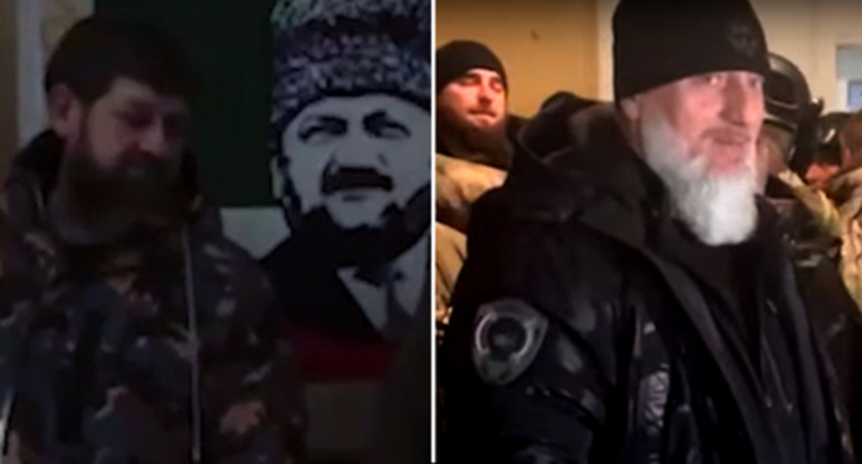 Ramzan Kadyrov, Adam Delimkhanov. Image made from the video posted by ChGTRK ‘Grozny’, Ramzan Kadyrov’s VK channel https://vk.com/ramzan?w=wall279938622_777991 Ramzan Kadyrov, Adam Delimkhanov. Image made from the video posted by ChGTRK ‘Grozny’, Ramzan Kadyrov’s VK channel https://vk.com/ramzan?w=wall279938622_777991