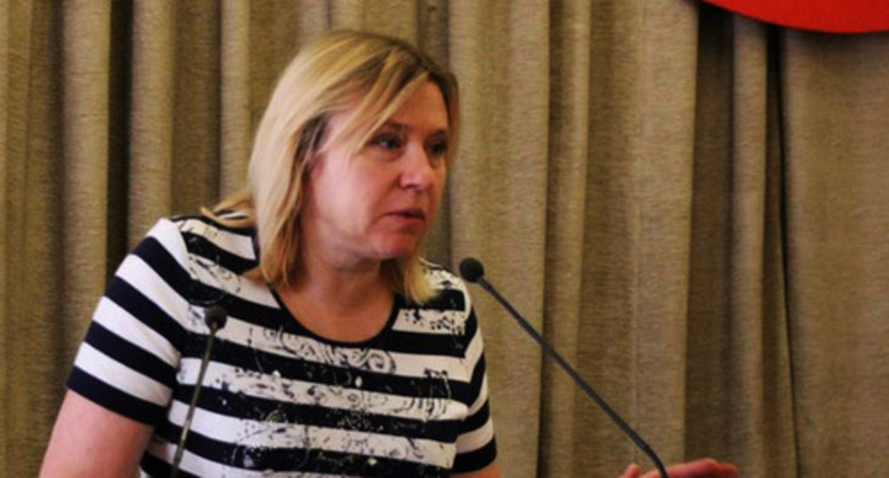 Anita Soboleva, a lawyer who represented the interests of the "Caucasian Knot" in the court. Photo: HRC official website http://www.president-sovet.ru/ Anita Soboleva, a lawyer who represented the interests of the "Caucasian Knot" in the court. Photo: HRC official website http://www.president-sovet.ru/