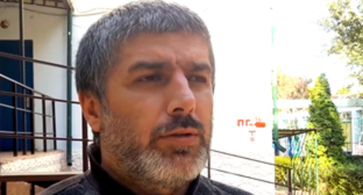 Salim Khalitov. Screenshot of the video by the "Caucasian Knot" Salim Khalitov. Screenshot of the video by the "Caucasian Knot"