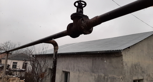 Gas pipeline in the village of Khramort, Askeran region of Nagorno-Karabakh. March 15, 2022. Photo by Alvard Grigoryan for the Caucasian Knot Gas pipeline in the village of Khramort, Askeran region of Nagorno-Karabakh. March 15, 2022. Photo by Alvard Grigoryan for the Caucasian Knot