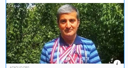 Shakhin Gadjiev. Screenshot: https://www.facebook.com/azadliqradiosu/posts/5555738781120207 Shakhin Gadjiev. Screenshot: https://www.facebook.com/azadliqradiosu/posts/5555738781120207