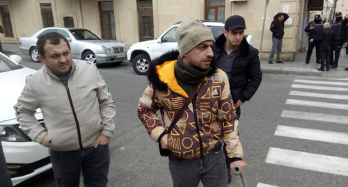 Karabakh war veterans held an action in Baku, March 2022. Photo by Kyamal Ali for the "Caucasian Knot" Karabakh war veterans held an action in Baku, March 2022. Photo by Kyamal Ali for the "Caucasian Knot"
