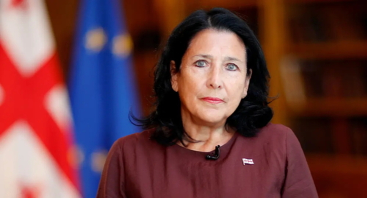 Salome Zurabishvili. Photo: https://ru.wikipedia.org/wiki/Файл:President_Salome_Zourabichvili.jpg Salome Zurabishvili. Photo: https://ru.wikipedia.org/wiki/Файл:President_Salome_Zourabichvili.jpg