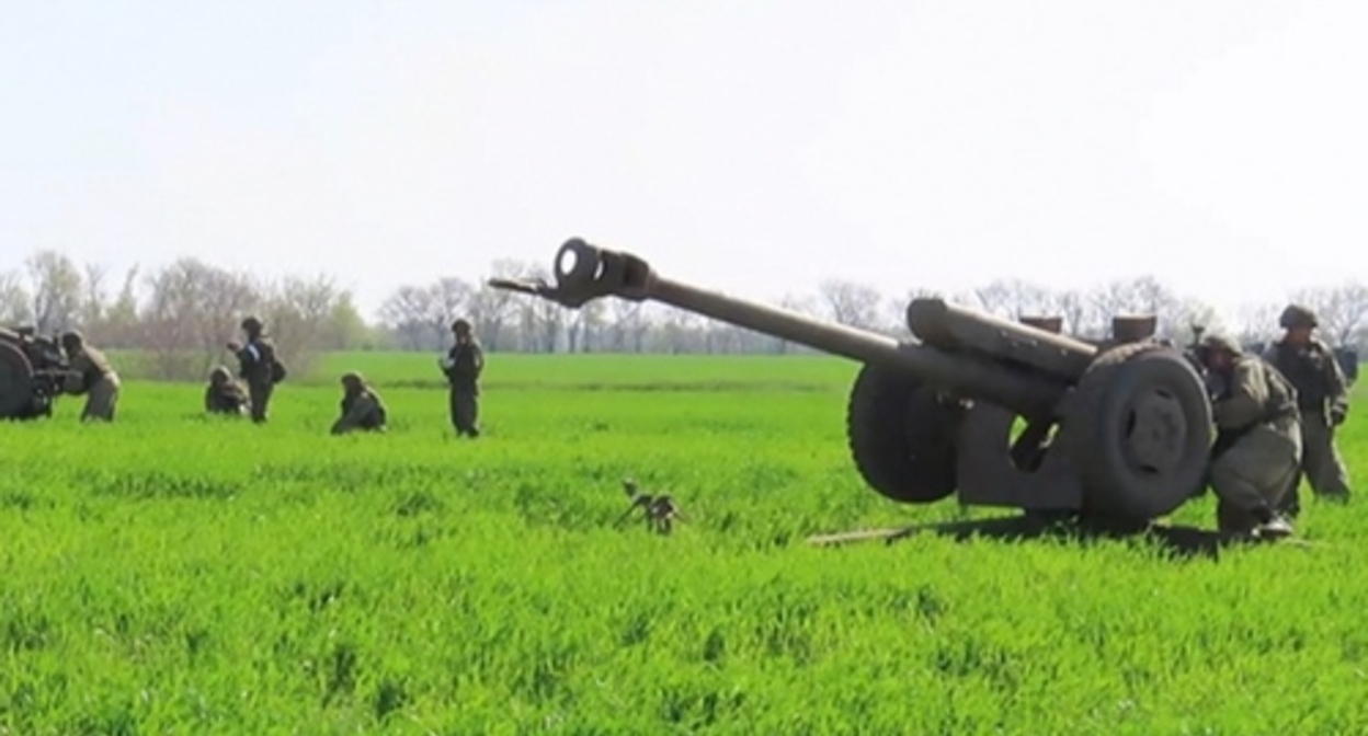 Russian militaries in Ukraine. Screenshot of the video by the Ministry of Defence of Russia https://z.mil.ru/spec_mil_oper/news/more.htm?id=12423708@egNews Russian militaries in Ukraine. Screenshot of the video by the Ministry of Defence of Russia https://z.mil.ru/spec_mil_oper/news/more.htm?id=12423708@egNews