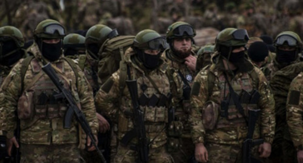 Chechen soldiers. Photo: www.grozny-inform.ru Chechen soldiers. Photo: www.grozny-inform.ru
