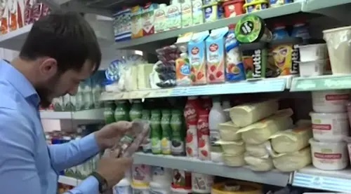 Shelves at a supermarket in Chechnya. Image made from video posted by ChGTRK ‘Grozny’ at: https://www.youtube.com/watch?v=GFqBPYXInOg&t=204s Shelves at a supermarket in Chechnya. Image made from video posted by ChGTRK ‘Grozny’ at: https://www.youtube.com/watch?v=GFqBPYXInOg&t=204s