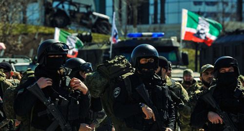 Chechen military servicemen. Photo: Grozny-Inform; https://www.grozny-inform.ru/ Chechen military servicemen. Photo: Grozny-Inform; https://www.grozny-inform.ru/