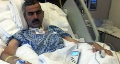 Ogtai Gyulyalyev in a hospital ward. Photo https://www.trend.az/azerbaijan/society/3170907.html Ogtai Gyulyalyev in a hospital ward. Photo https://www.trend.az/azerbaijan/society/3170907.html