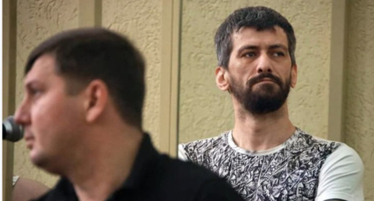 Vadim Cheldiev in a courtroom, July 19, 2022. Photo: https://www.instagram.com/p/CgNNoA0j2u-AoTD6Bf-bO0PujM01JFaDjBJTL40/ Vadim Cheldiev in a courtroom, July 19, 2022. Photo: https://www.instagram.com/p/CgNNoA0j2u-AoTD6Bf-bO0PujM01JFaDjBJTL40/