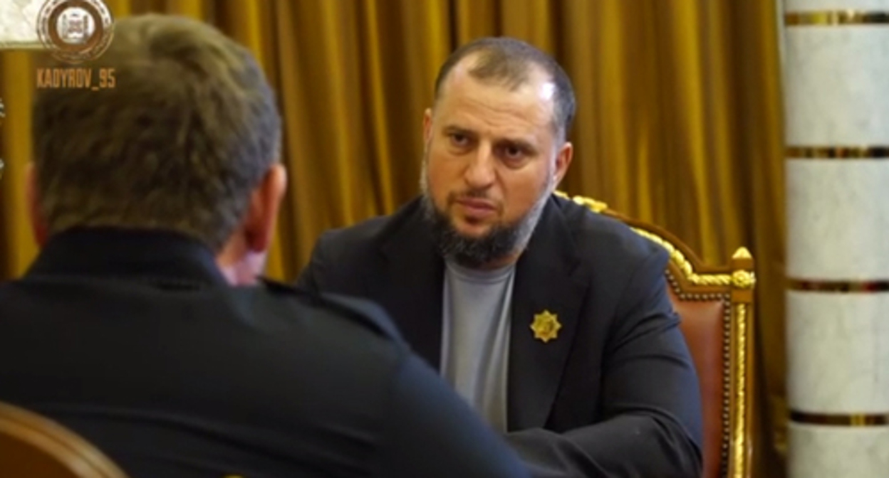 Apti Alaudinov. Screenshot: https://t.me/RKadyrov_95/2597 Apti Alaudinov. Screenshot: https://t.me/RKadyrov_95/2597