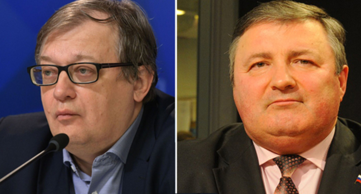 Alexander Khramchikhin, Alexander Perendzhiev. Photo: https://media.az/politics/1067845254/aleksandr-hramchihin-esli-perevorot-v-armenii-proizoydet-to-nekomu-budet-priglashat-odkb-intervyu-iz-rf/ ; http://eurasian-defence.ru/?q=node/6518 Alexander Khramchikhin, Alexander Perendzhiev. Photo: https://media.az/politics/1067845254/aleksandr-hramchihin-esli-perevorot-v-armenii-proizoydet-to-nekomu-budet-priglashat-odkb-intervyu-iz-rf/ ; http://eurasian-defence.ru/?q=node/6518